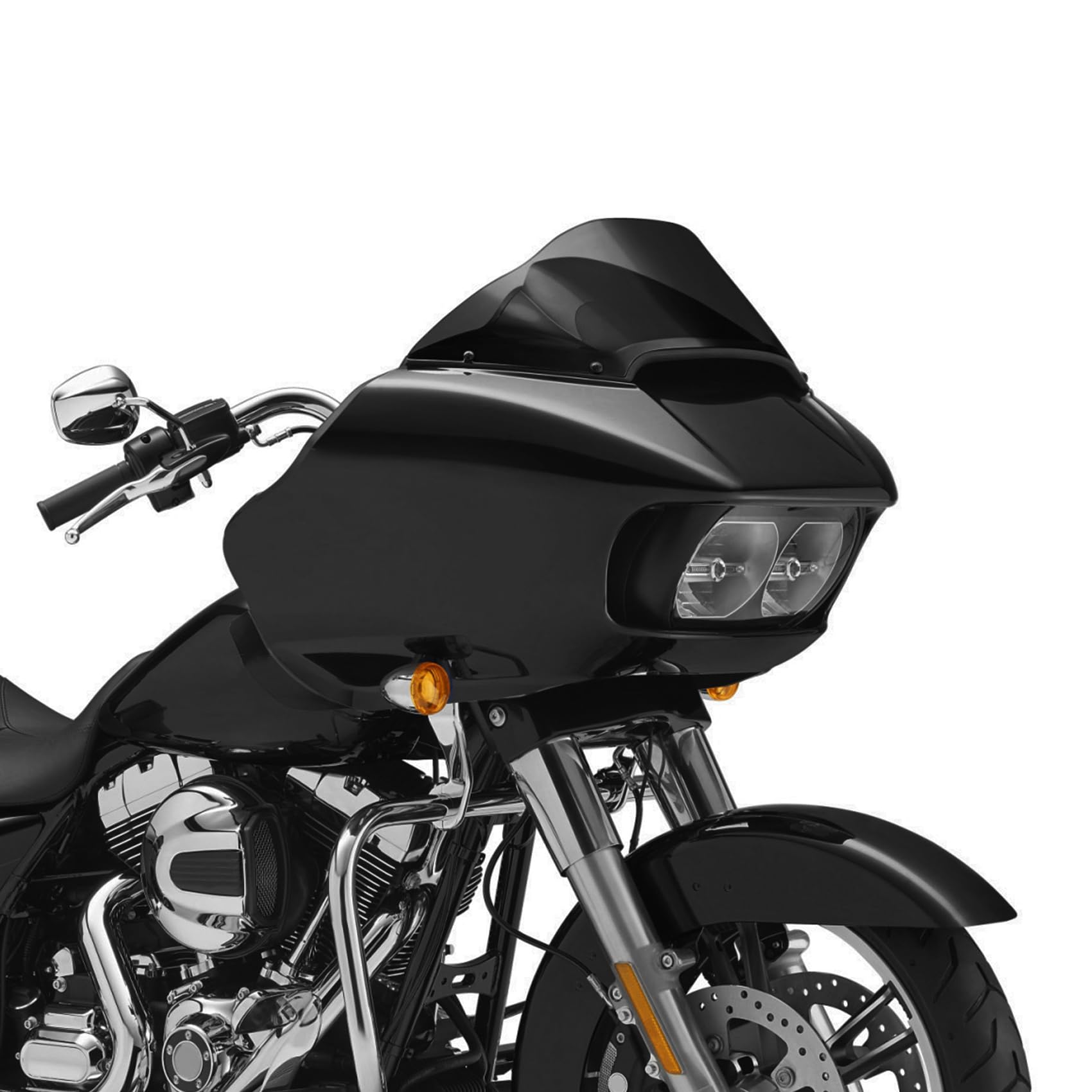 TCT-MOTORPARTS ABS Front Inner & Outer Fairing Fit for Harley